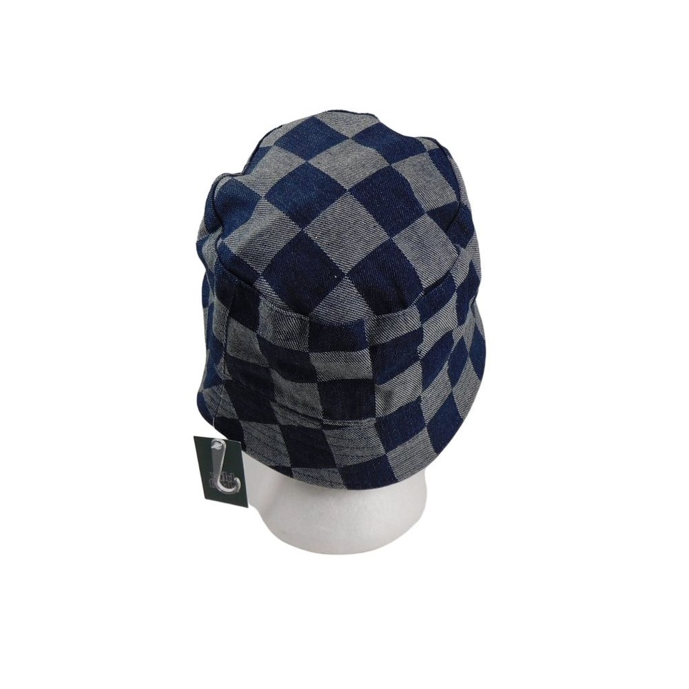Wild Fable Women's Wild Fable Checker Board Denim Bucket Hat - Picture 5 of 8